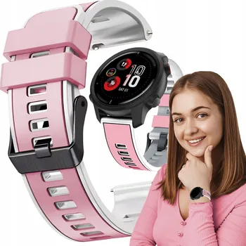 Pouzdro na mobilní telefon Řemínek ChronSmarta pro Xiaomi 22mm růžový