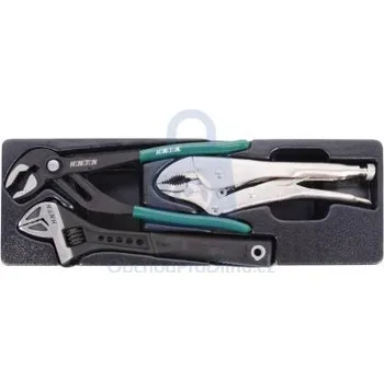 Modul A sada kleští pro dílenský vozík, 3 díly, HONITON 390 × 135 mm, balení 1 ks