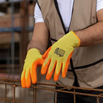 Pracovní rukavice Pracovní rukavice ZAROS latexové 10/XL