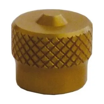 Ventilová čepička hliníková V9.04.3G, zlatá - Ferdus 111.89