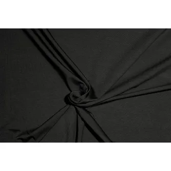 Bavlněný úplet v černé barvě 05438/069