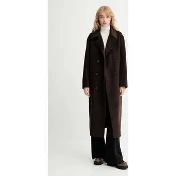 Dámský kabát Vlněný kabát Filippa K 31610.FK hnědá 89X, vel. 34