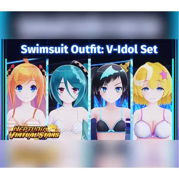 Počítačová hra Neptunia Virtual Stars - Swimsuit Outfit: V-Idol Set DLC