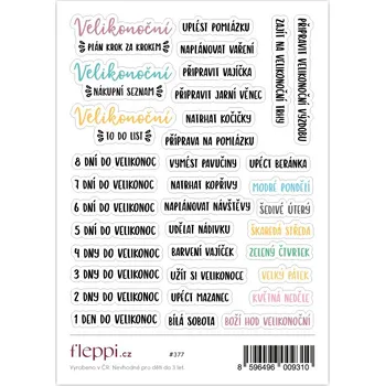 samolepka Fleppi Samolepky Velikonoční plánovač
