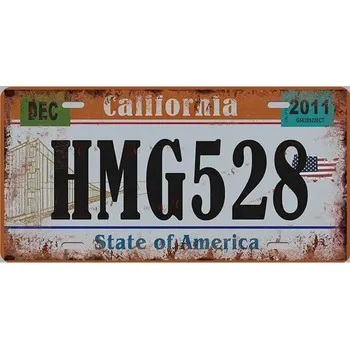 Plechová cedule Cedule California 2