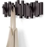 Umbra Sklápěcí nástěnný věšák Sticks, espresso
