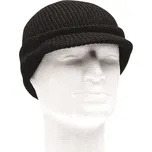 Mil-tec US čepice pletená se kšiltem, černá