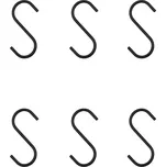 House Doctor, Háčky Snap malé černé 6 ks - Formadore