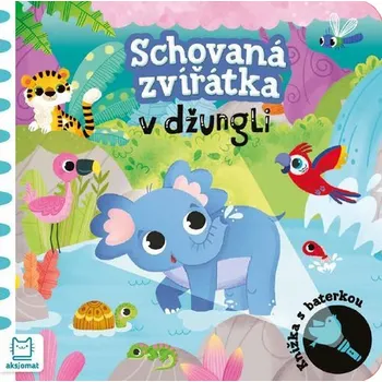 Leporelo Schovaná zvířátka v džungli - Knížka s baterkou - Gražyna Wasilewicz