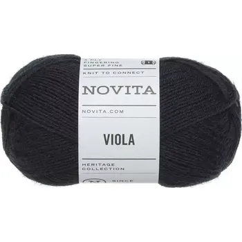 Příze Novita Viola 99 Černá (Ponožková příze Viola Russ)