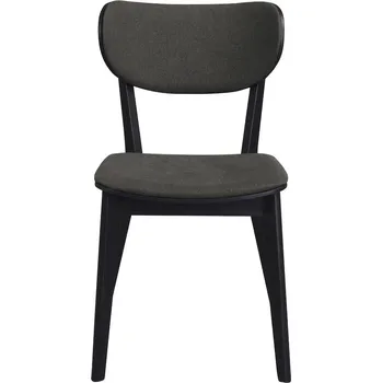 Jídelní židle Rowico Jídelní židle, čalouněné, dubové, Kato Barva: Černá; Tmavě šedá