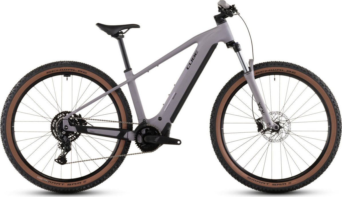 Cube Reaction Hybrid Performance 600 - plumgrey´n´black velikost rámu M