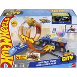 Hot wheels city super policejní stanice se smyčkou
