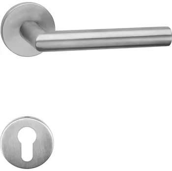 Dveřní kování COBRA spol. s r.o. Kování rozetové LENKA nerez klika/klika, rozeta kulatá cylindrická