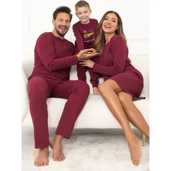 Chlapecké pyžamo Chlapecké pyžamo Italian Fashion Gordo - bavlna Bordó 8 let