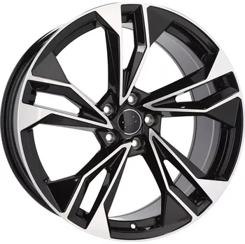 Alu kolo Alu kola Racing Line I5493, 17x7.5 5x112 ET35, černá + leštění