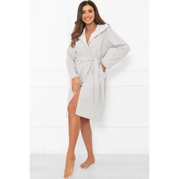Dámský župan Dámský župan Italian Fashion Kalta - bavlna Světle šedá L