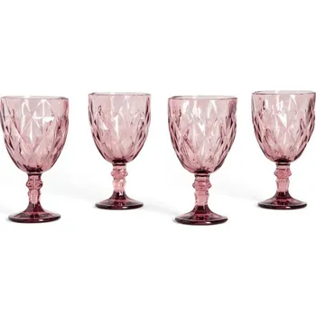 Sklenice Sada | LUNO | sklenice na růžové víno 4 ks | 340 ml | 748219 Cena za 4 kusy v balení