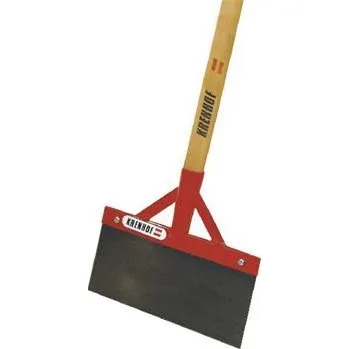 Zednické hladítko KRENHOF stírací lišta se vzpěrou a rukojetí z bukového dřeva šířka čepele 150 mm