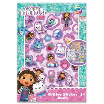 samolepka Moxy třpytivé samolepky Gábinin kouzelný domek