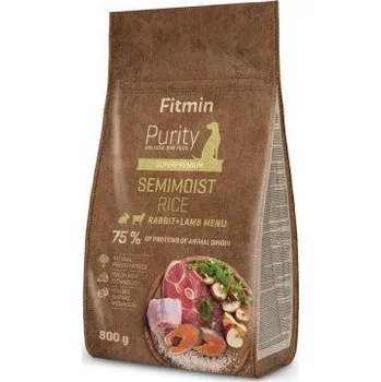 Krmivo pro psa Fitmin Purity Semimoist Rabbit & Lamb Rice kompletní krmivo pro psy 0,8 kg