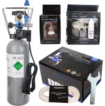 Aquario CO2 set s nočním vypínáním s láhví 2 litry Plná - pouze osobní odběr !!!