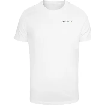 Pánské oblečení Pánské tričko Dystopia bílé Mister Tee bílá 3315012