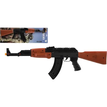 Dětská zbraň Samopal ARMY plast 62cm na baterie se zvukem se světlem