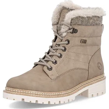 Dámské kozačky Rieker Dámská kotníková obuv REMONTE D0B81-20 béžová W5 39