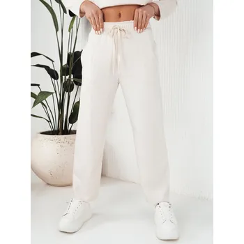 Dámské kalhoty Dámské kalhoty casual LURION Barva Ecru DSTREET DStreet šedá 2698765