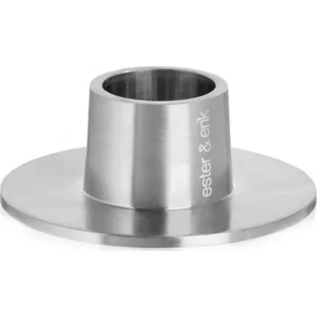 Svícen Kulatý kovový svícen "Silver Matt" Ester & Erik