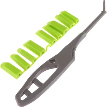 Plastová ruční zednická škrabka s 9 výměnnými nástavci Nástroj na odstranění malty, omítky, spár a tmelu pro stavební práce