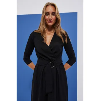 Dámské šaty Šaty s páskem Moodo černá 2182777