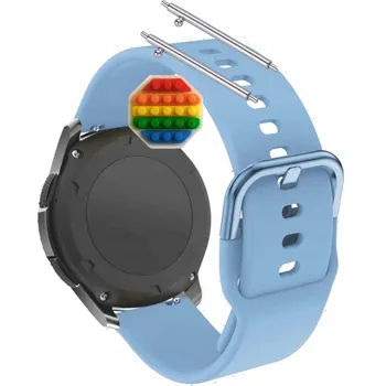 Pouzdro na mobilní telefon Řemínek Řemínek pro Polar X2 Pro Titan, Silikonový Modrý Smyčka, nastavitelný