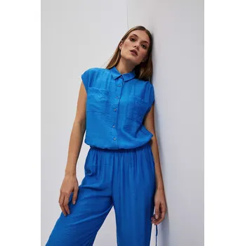 Dámská košile DÁMSKÁ KOŠILE L-KO-4045 SVĚŽÍ MODRÁ Moodo světle modrá 2332641