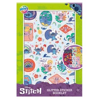 samolepka Moxy třpytivé samolepky Stitch