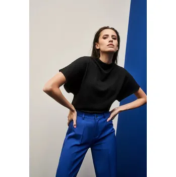 Elegantní halenka Marisse černá | modrá | bílá 2582174