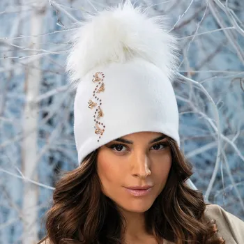 Čepice Krumlovanka W-0902/000 bílá