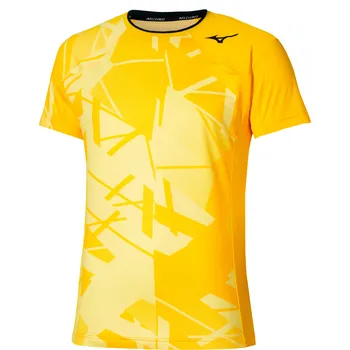 Běžecké oblečení Běžecké tričko Mizuno DB Shadow Graphic SS Tee 62GAC50145 Velikost textilu: M