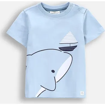 Kojenecké oblečení Kojenecké tričko Coccodrillo WC5143201HBN modrá 50X, vel. 80