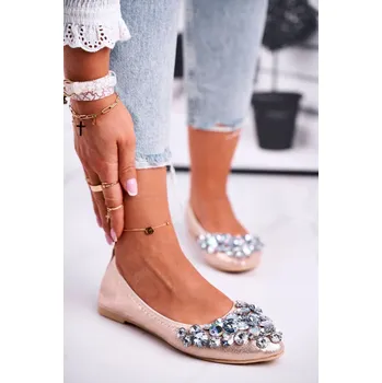 Dámské baleríny Dámské baleríny Kesi Crystal Boto bílá | světle modrá | krémová | růžová | vícebarevná 1441439