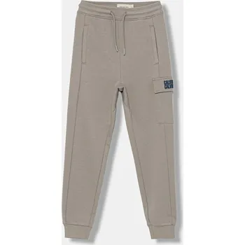 Dětské bavlněné tepláky Calvin Klein Jeans TERRY IB0IB02522.9BYA šedá 09X, vel. 164