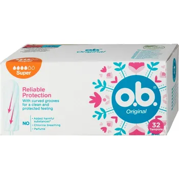 Menstruační tampony O.b. tampony (32ks/kra) super