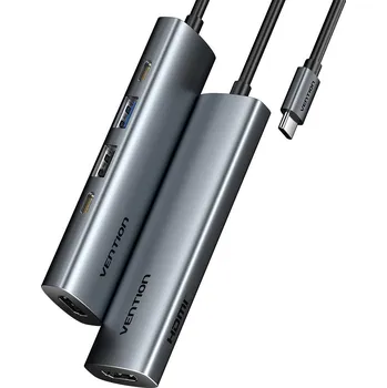 USB hub Vention 5-in-1 USB-C Docking Station