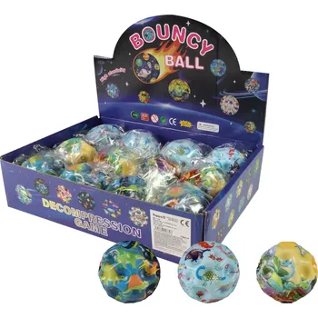 Dětský míč Skákací míček dino 7 cm