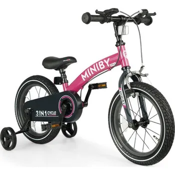 Horské kolo QPLAY Miniby 3v1 Pink