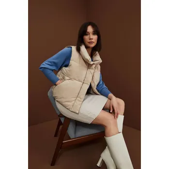 Dámská vesta Dámská vesta Moodo Quilted Moodo bílá | šedá | hnědá | světle modrá | krémová | vícebarevná 2000742