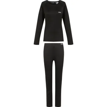 Set dámského termoprádla Dámský funkční set Regatta W Therm Baselayr Set Velikost: M / Barva: černá