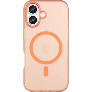 Pouzdro na mobilní telefon Matný průsvitný kryt s MagSafe pro iPhone 17 - oranžový