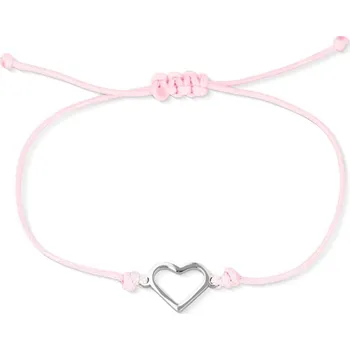 Šperk Stříbrný náramek Siope VUCH bílá | šedá | růžová 2066361